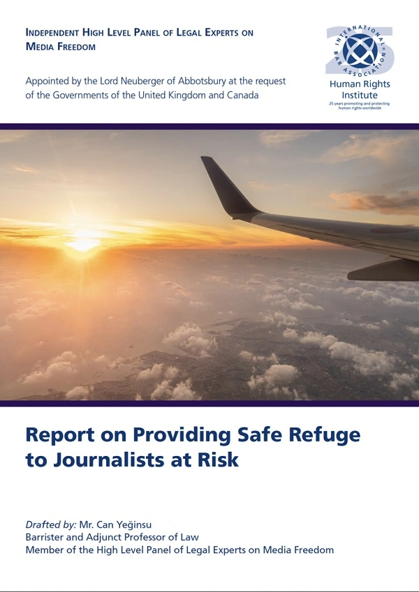 Report on Providing Safe Refuge to Journalists at Risk large